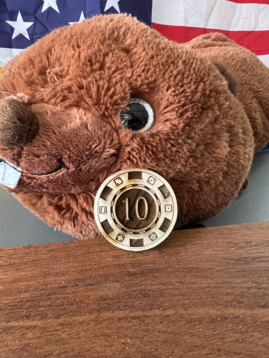 2" $10 Poker Chip