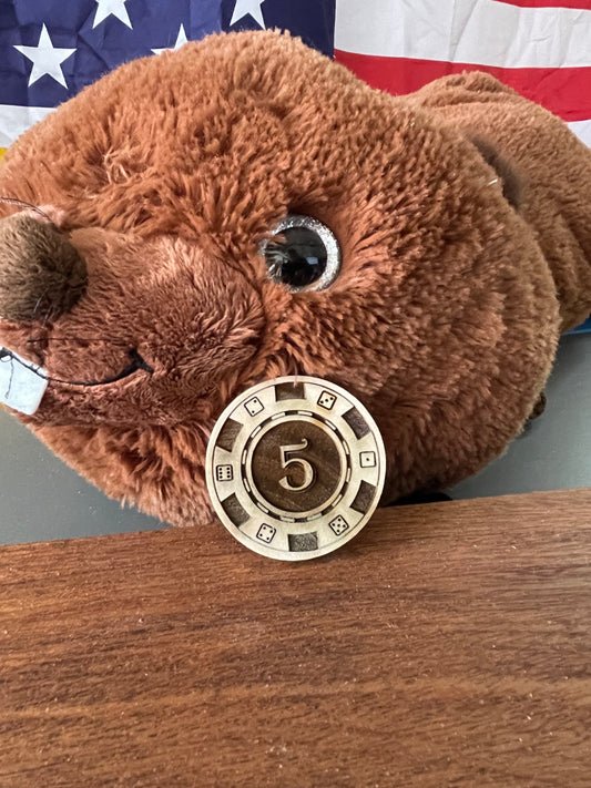 2" $5 Poker Chip